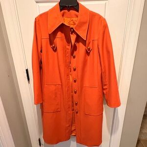 Vintage The Alligator Company Inc. Orange Women's Coat